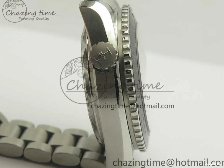 0420 Planet Ocean 43.5mm SS VSF 1:1 Best Edition Black Orange Bezel Black Dial on SS Bracelet A8900 Super Clone Breathable 8003